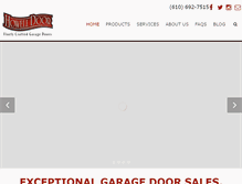Tablet Screenshot of howelldoor.com